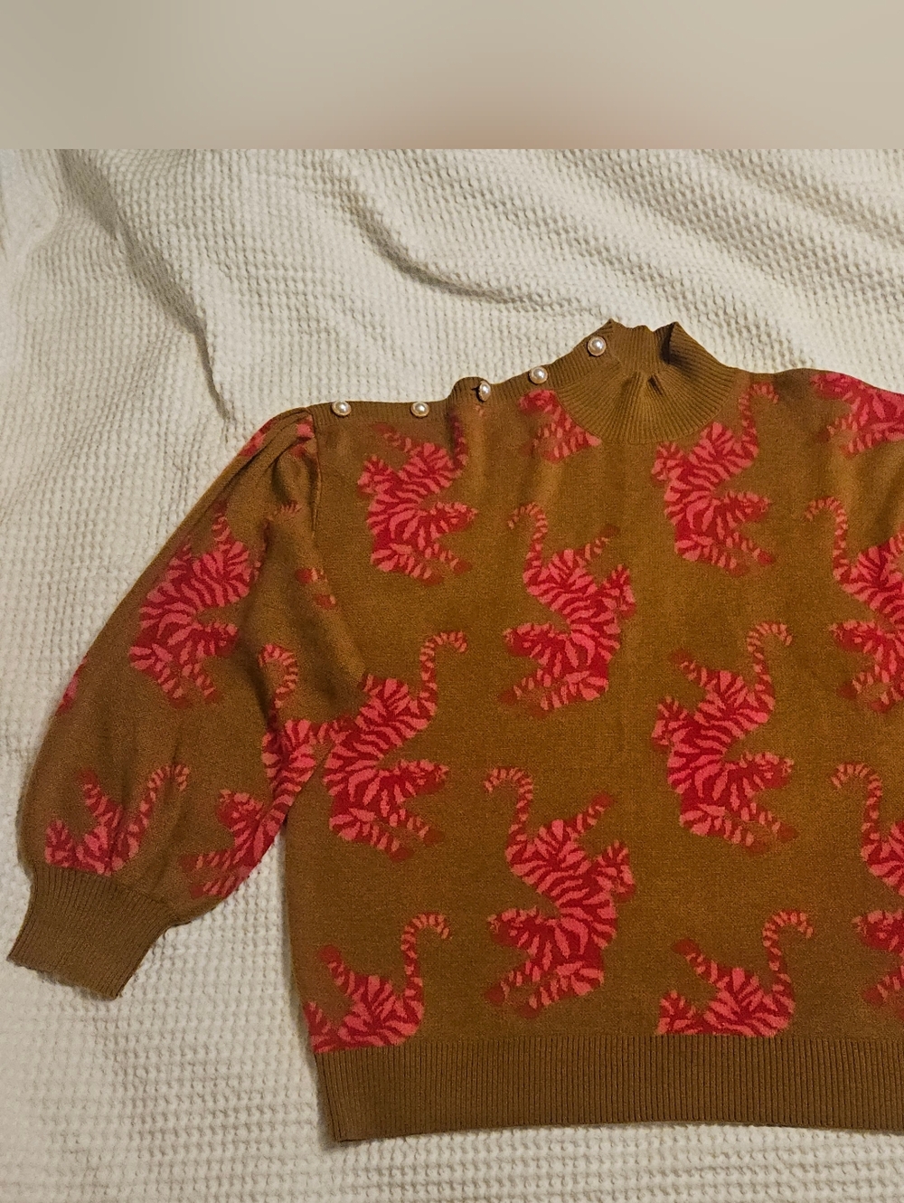 CROSBY by Mollie Burch Tiger Tango Sweater Size XL X-Large - Picture 7 of 15
